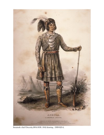 Seminole Chief Osceola, 1842 by American School