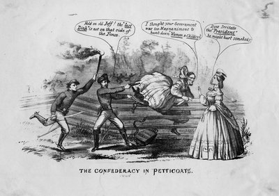 The Confederacy in petticoats by American School