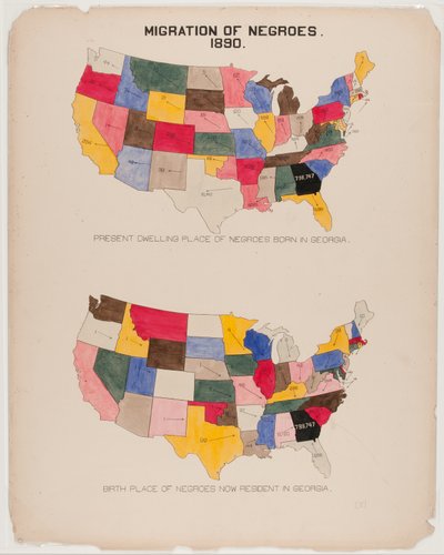 The Georgia Negro: Migration of Negroes by American School