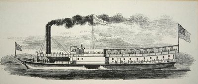 The Mississippi side-wheeler 