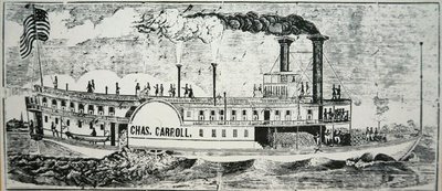 The Mississippi side-wheeler 