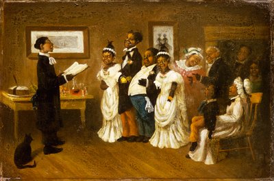 The Wedding, c.1850 by American School