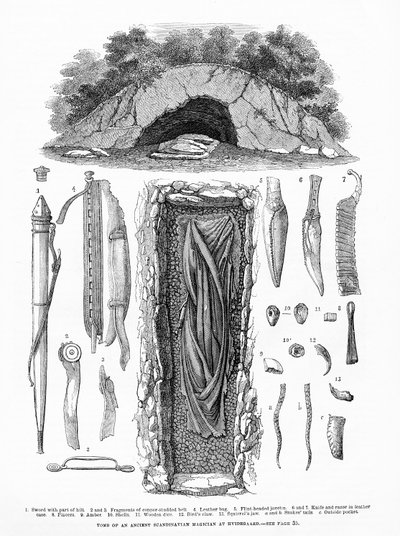 Tomb of a Scandinavian Magician at Hvidegaard by American School