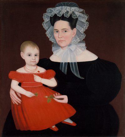 Mrs. Mayer and Daughter, 1835-40 by Ammi Phillips