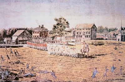 Battle of Lexington by Amos (after) Doolittle