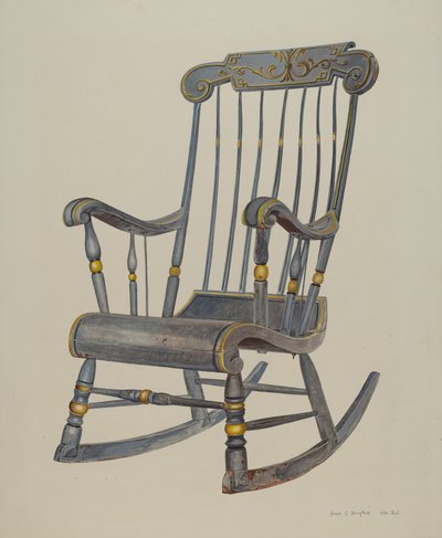 Rocking Chair by Amos C. Brinton