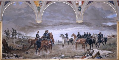 The Battle of Solferino by Amos Cassioli