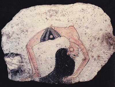 Ostracon with Dancing Girl by Ancient Egypt