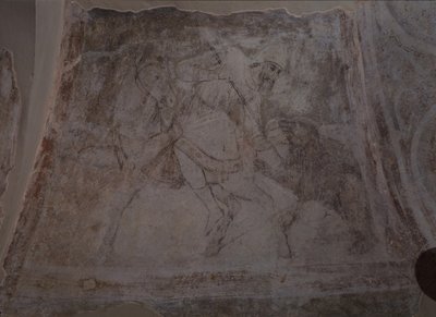 Bear Hunt by Ancient Russian frescos