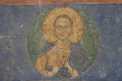 Christ Emmanuel by Ancient Russian frescos