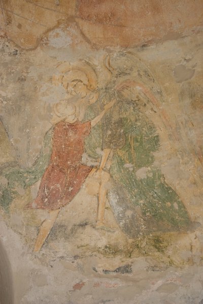 Jacob and the Angel by Ancient Russian frescos