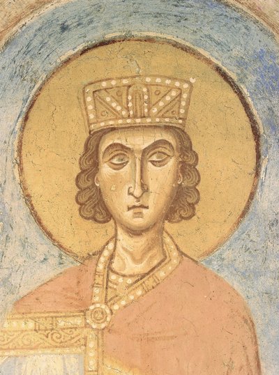 King Solomon by Ancient Russian frescos