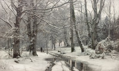 Thaw in a Beech Forest by Anders Andersen Lundby