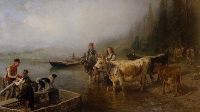 Ferry Place by the Lake by Anders Askevold