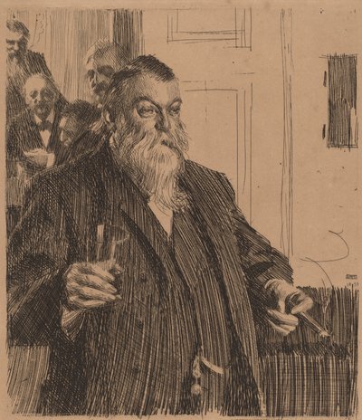 A Toast II, 1893 by Anders Leonard Zorn