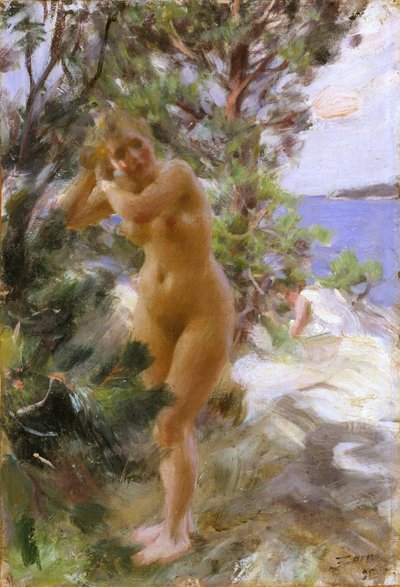 After the Bath by Anders Leonard Zorn