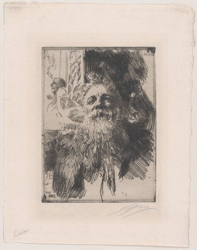 Auguste Rodin by Anders Leonard Zorn
