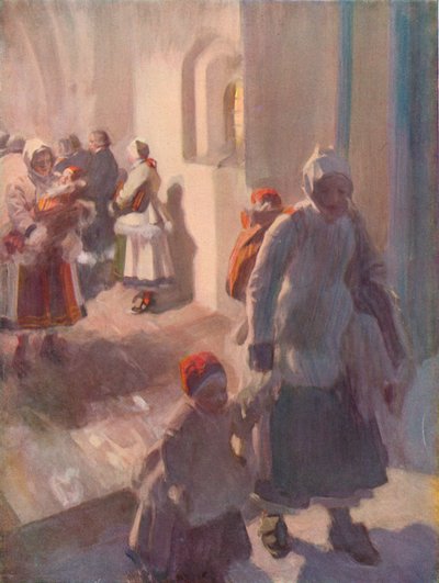 Matins on Christmas Day by Anders Leonard Zorn