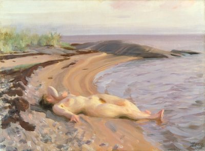 On the Beach by Anders Leonard Zorn