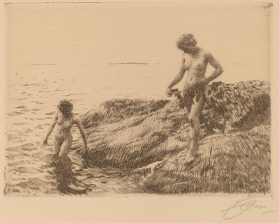 Seaward Skerries, 1913 by Anders Leonard Zorn
