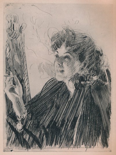 The Cigarette Dance by Anders Leonard Zorn