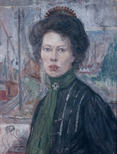 Artist Thora Holmstrøm by Anders Svarstad