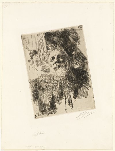 Auguste Rodin by Anders Leonard Zorn