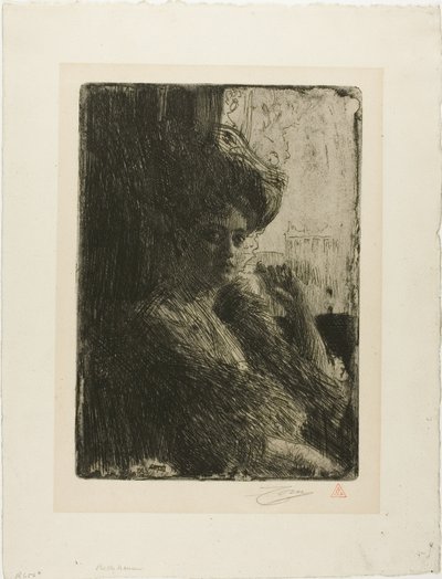 Betty Nansen by Anders Leonard Zorn