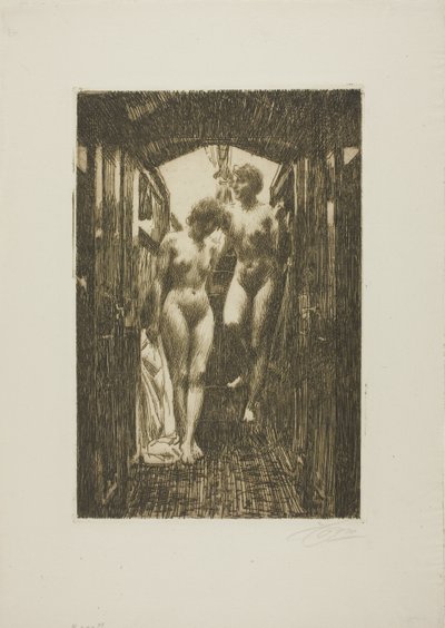 Cabin by Anders Leonard Zorn
