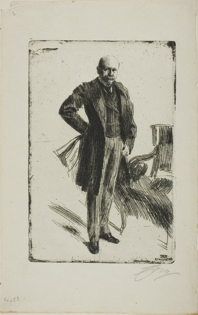 Colonel Lamont I (Whole length) by Anders Leonard Zorn