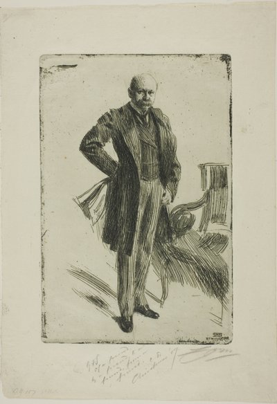 Colonel Lamont I (Whole length) by Anders Leonard Zorn