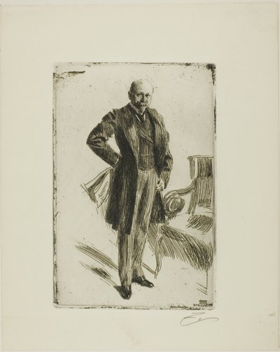 Colonel Lamont I (Whole length) by Anders Leonard Zorn