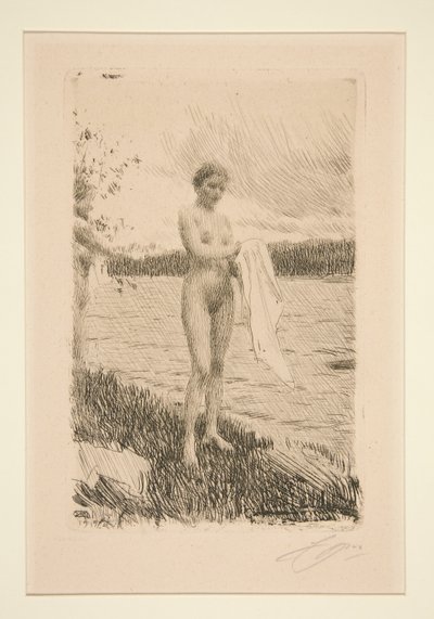 Dal River by Anders Leonard Zorn