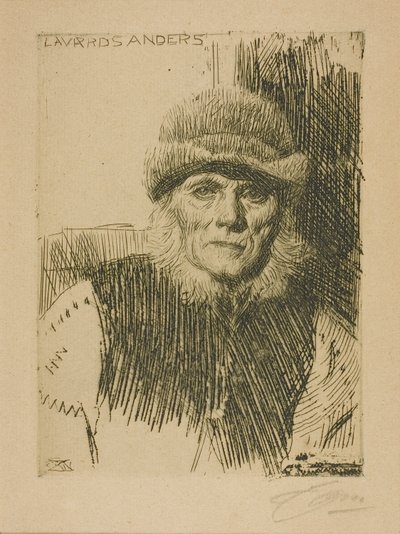 Dalecarlian Peasant (Lavards Anders) by Anders Leonard Zorn