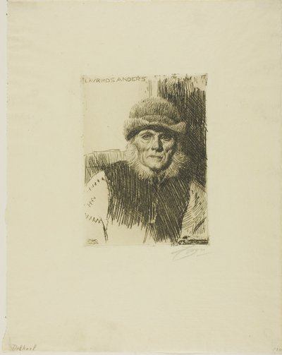 Dalecarlian Peasant (Lavards Anders) by Anders Leonard Zorn