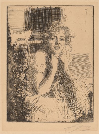 Emma Rasmussen by Anders Leonard Zorn