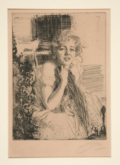 Emma Rasmussen by Anders Leonard Zorn