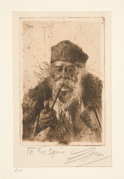 Executioner from Siebenburger (Hungarian Gypsy) by Anders Leonard Zorn
