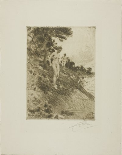 Frightened by Anders Leonard Zorn