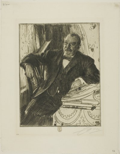Grover Cleveland II by Anders Leonard Zorn