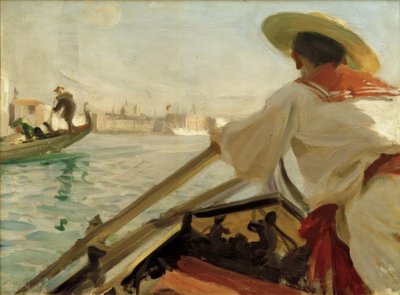 In My Gondola by Anders Leonard Zorn