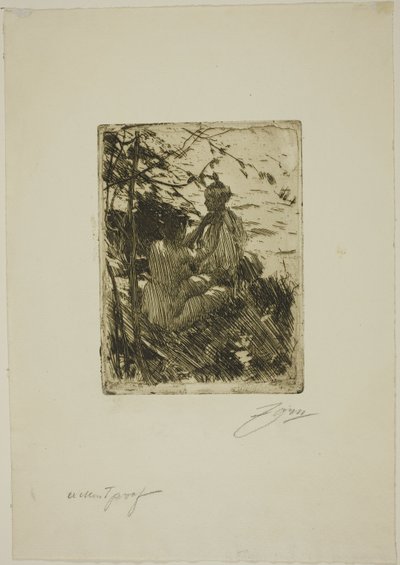 In the Open Air by Anders Leonard Zorn