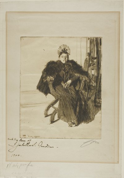 Isabella Gardener by Anders Leonard Zorn