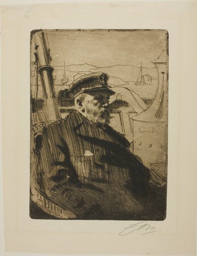 King Oscar II (Second plate) by Anders Leonard Zorn