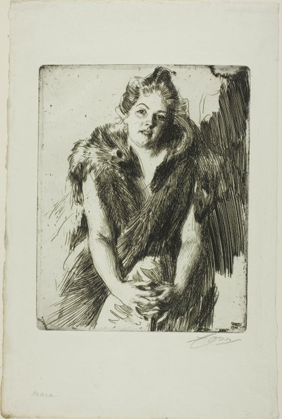 Maja von Heijne by Anders Leonard Zorn