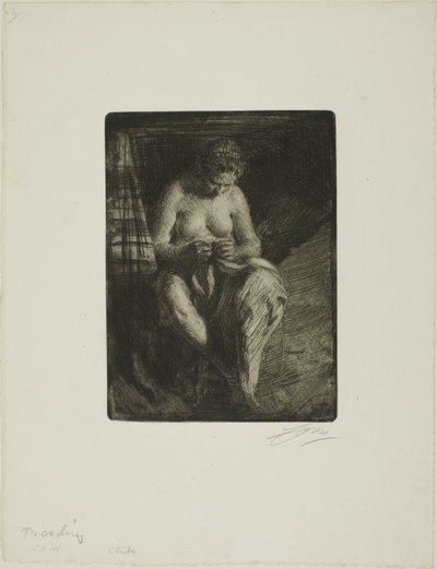 Mending by Anders Leonard Zorn