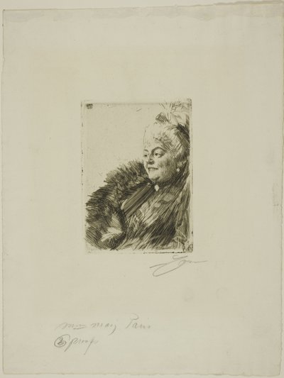 Mme Georges May II by Anders Leonard Zorn