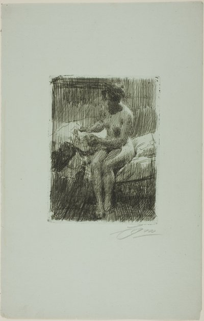 Model Reading by Anders Leonard Zorn
