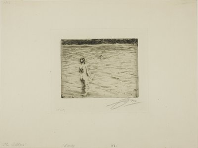 Mother Bathing by Anders Leonard Zorn