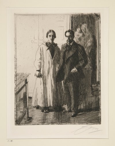 Mr. and Mrs. Atherton Curtis by Anders Leonard Zorn